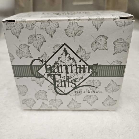 CHARMING TAILS Collectibles Division You Bake Me Happy Figurine Fitz And Floyd - Picture 4 of 11